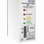 Τριφασικός επιτηρητής τάσεως με ρύθμιση