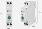 Smart WiFi ρελέ ράγας 63A με επιτήρηση τάσης, έντασης, υπερφόρτωσης & διαρροής με ενσωματωμένο μετρητή ενέργειας Tuya/Smart Life - Image 2